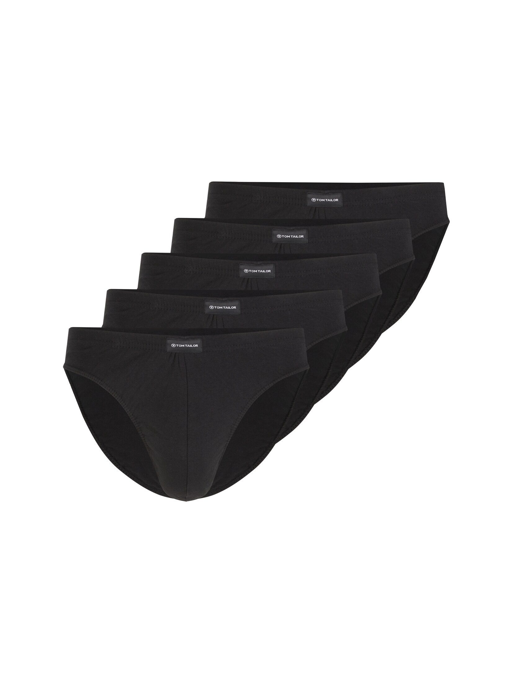 TOM TAILOR Hüftslip Unterwäsche (im 5er Pack) Slips aus Baumwolle im 5er-Pack