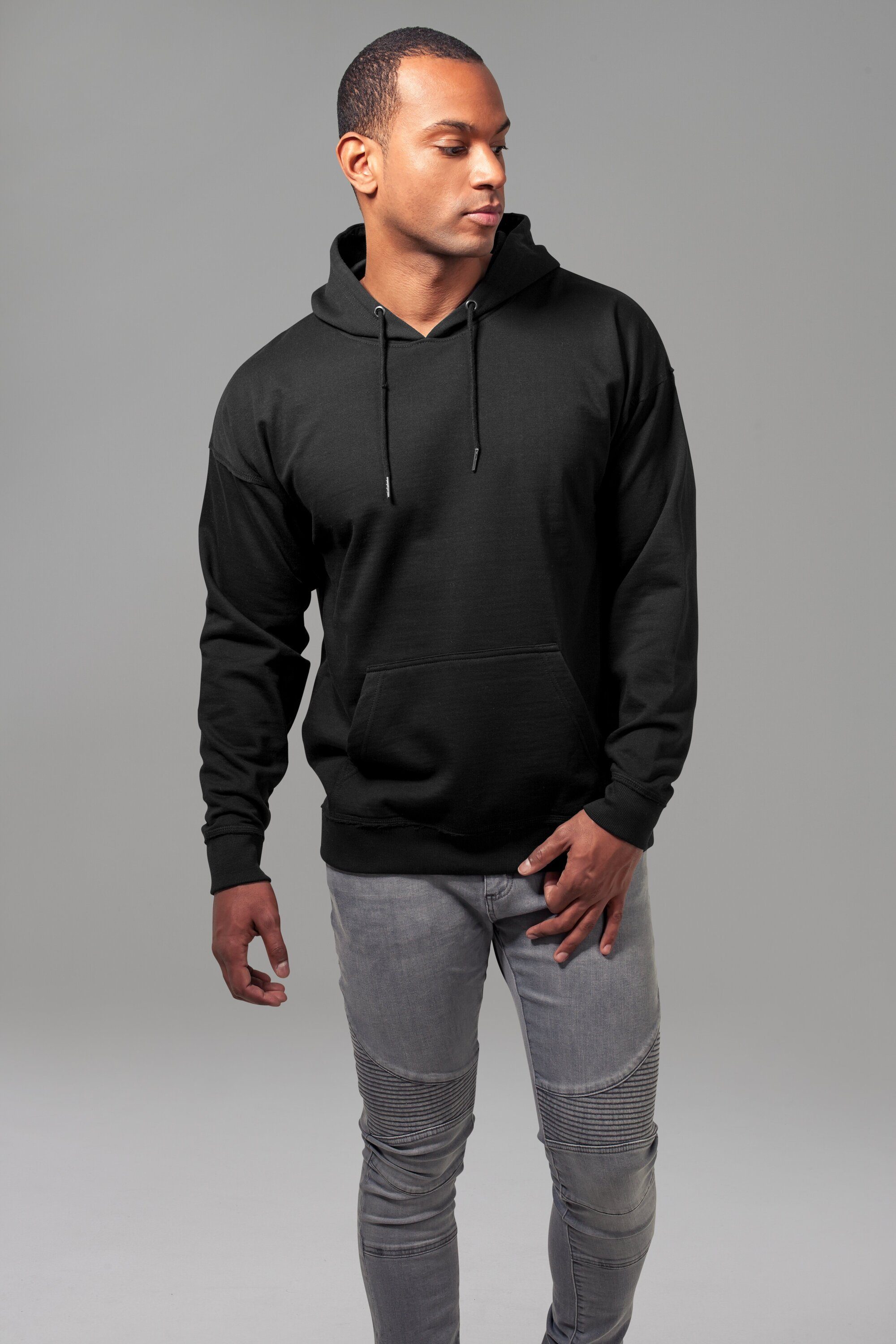 URBAN CLASSICS Sweater Herren Oversized Sweat Hoody (1-tlg) black | Sweatshirts