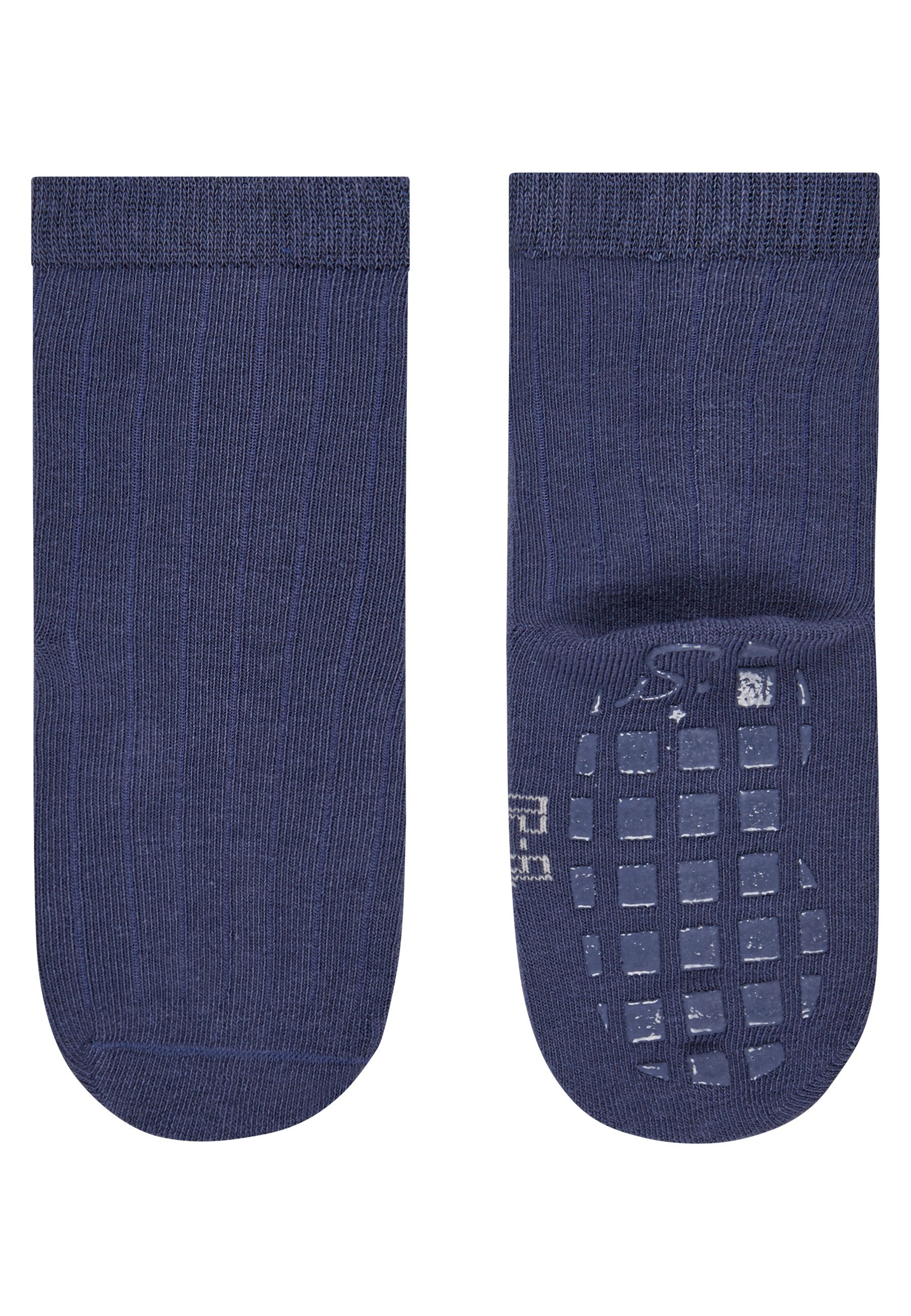 Sterntaler® ABS-Socken ABS Socken 2er-Pack Hippo (2-Paar, 2er-Pack) ABS Socken 2er-Pack, Hippo & Rippe, rutschfest, weich & atmungsaktiv