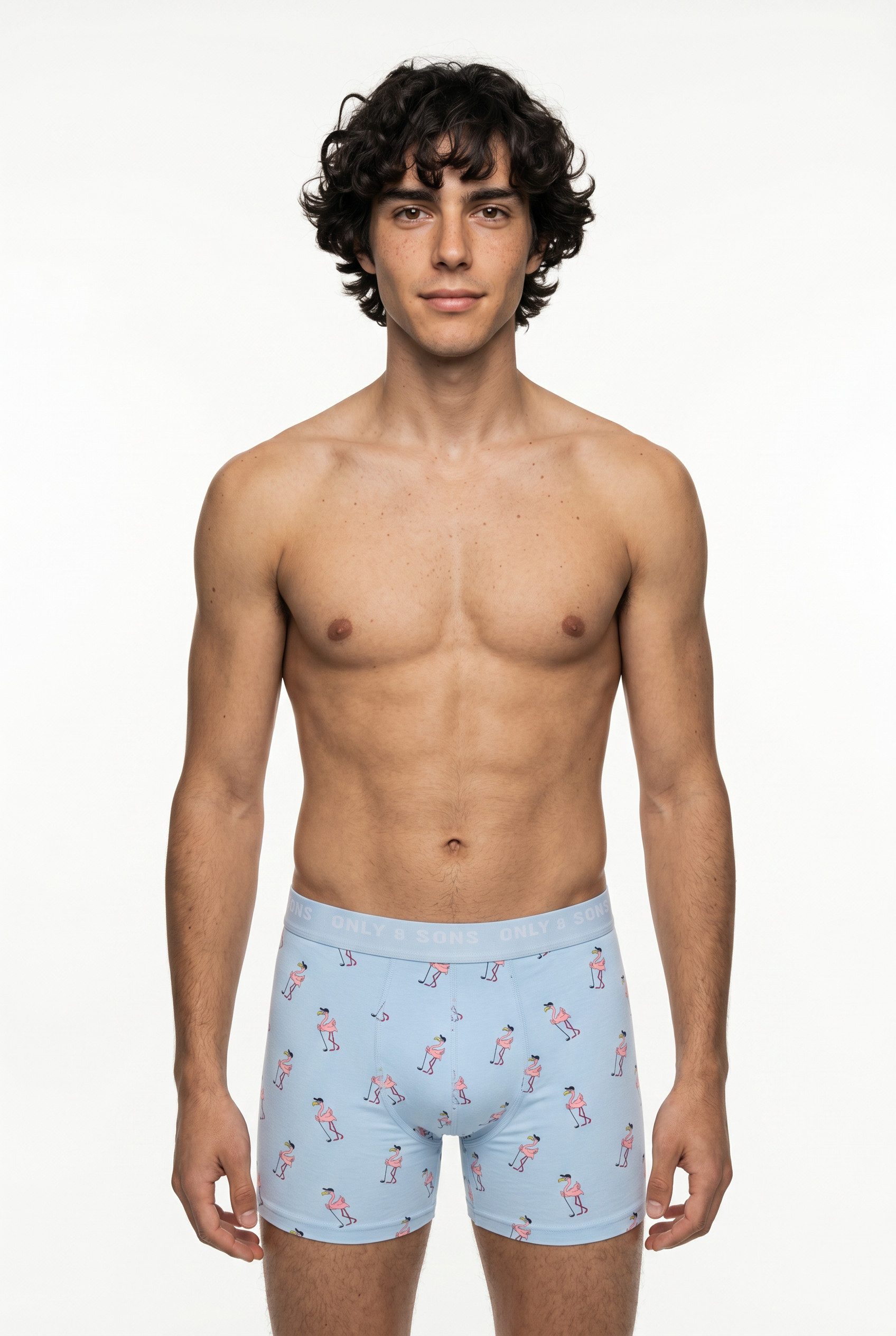 ONLY & SONS Trunk ONSSUMMER PRINTED BOXER 3-PACK NOOS (Packung, 3-St) Baumwollmischung, elastisches Bündchen