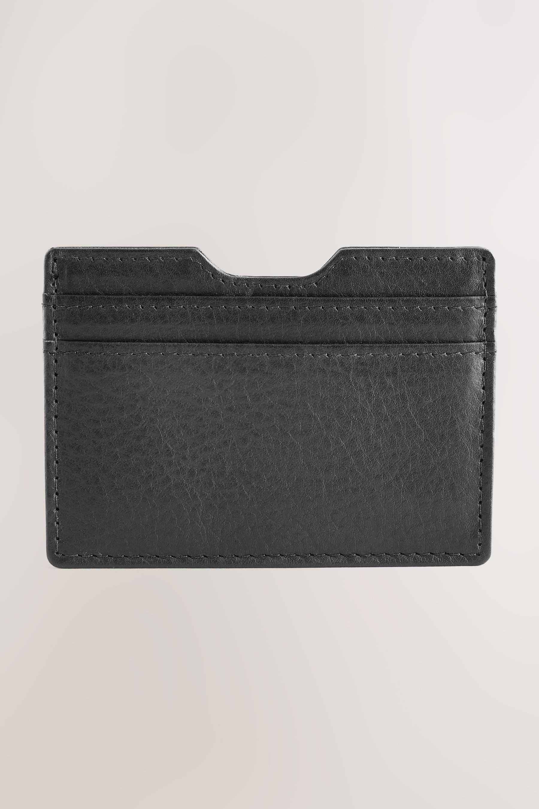 Next Brieftasche Kartenhalter aus Narbenleder (1-tlg)