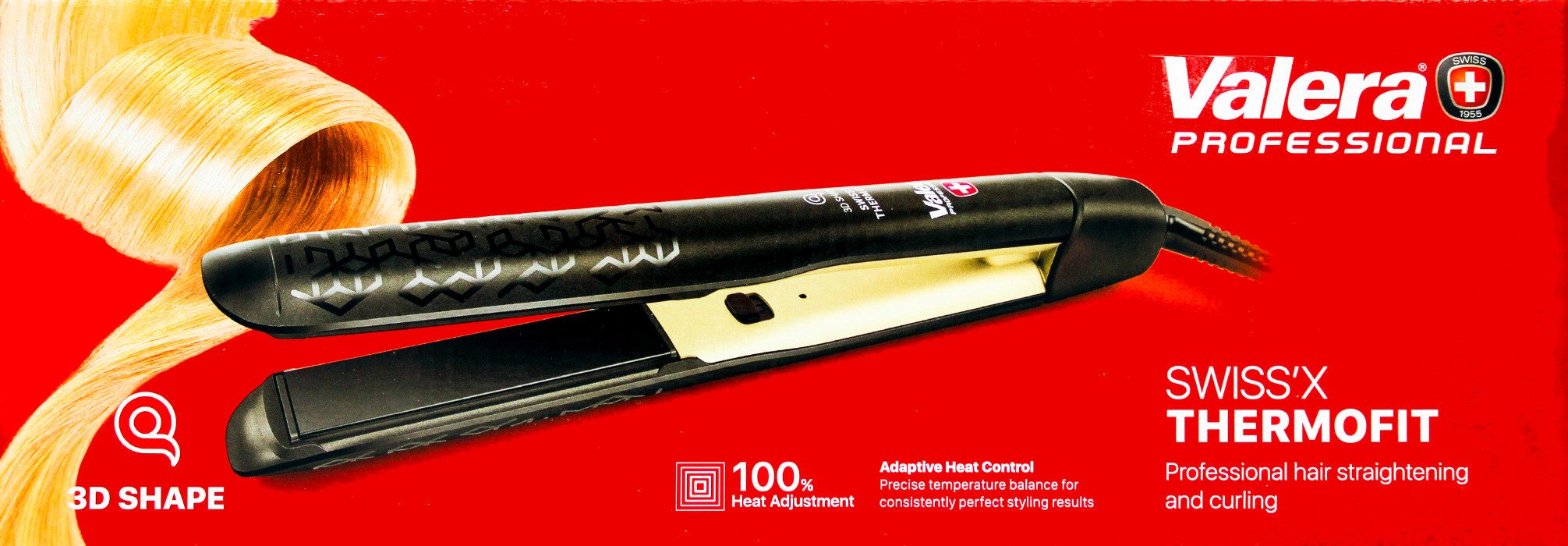 Valera Glätteisen Valera 101.03 Swiss'X Thermofit prof. Haarglätter