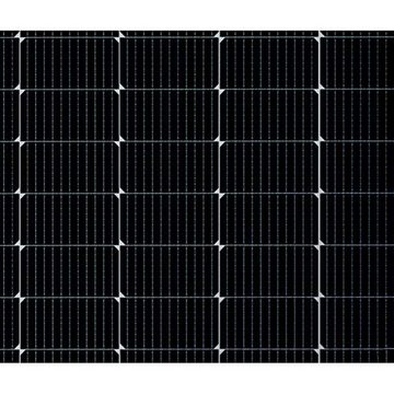 Lieckipedia 3000 Watt batteriekompatible Solaranlage mit Aufputzsteckdose, Growatt Solar Panel, Black Frame