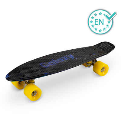 LeNoSa Miniskateboard QKIDS GALAXY Skateboard ABEC-7 Lager • 60 mm PU-Rädern (1-St), verschiedene Motive