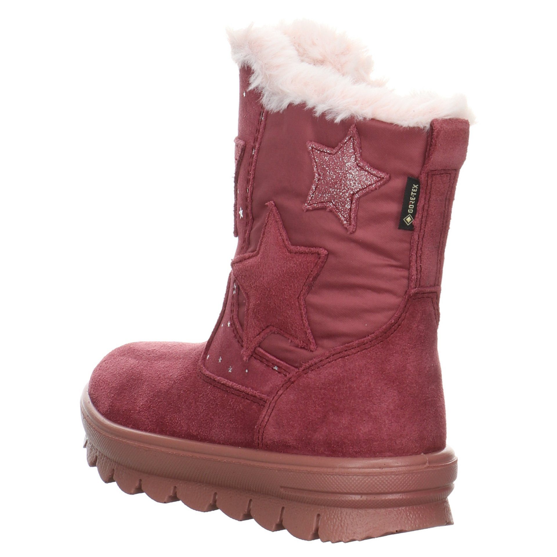 Superfit Mädchen Stiefel Stiefel Schuhe Kinderschuhe Leder-/Textilkombination PINK Flavia Stiefelette