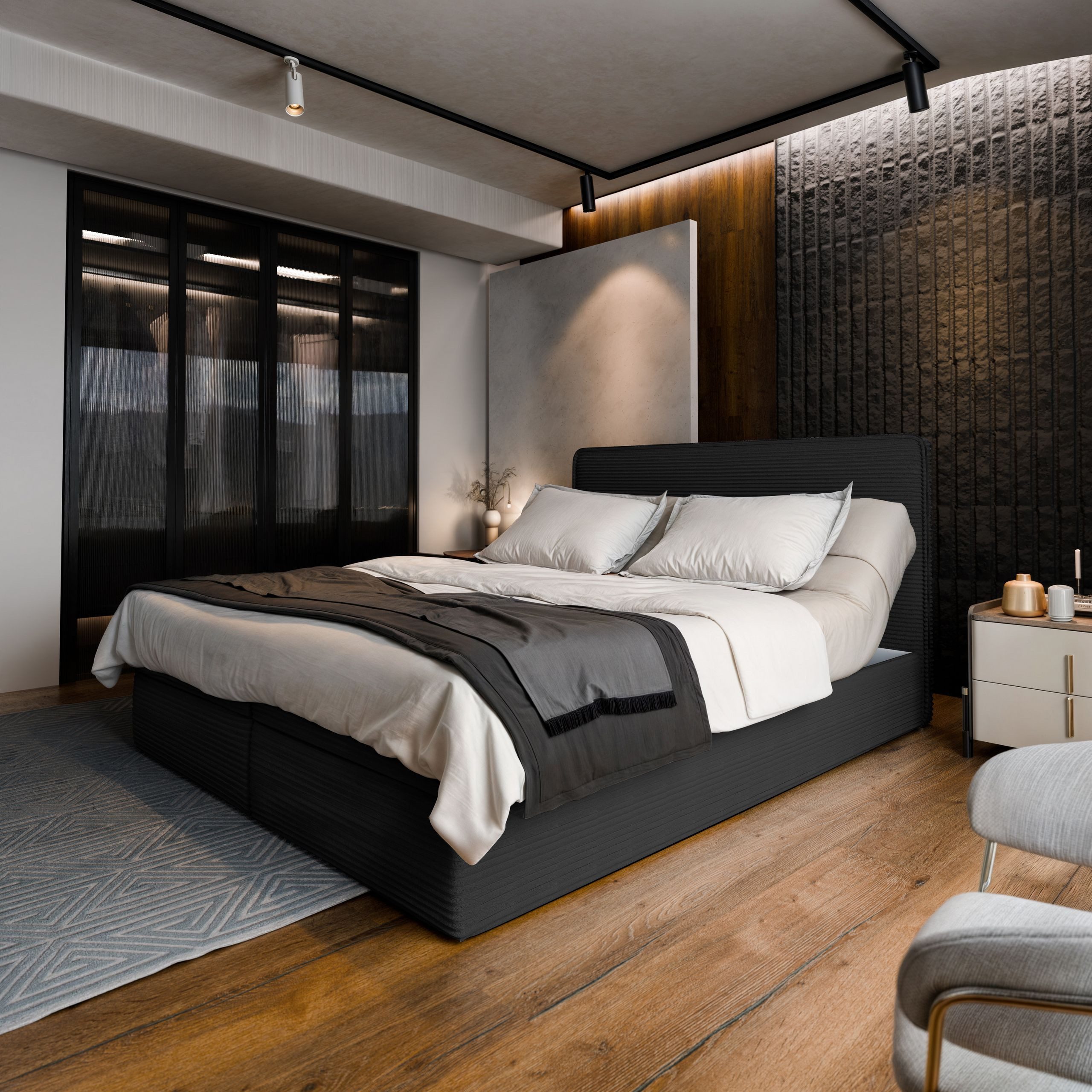 Masseno Boxbett ASTOR 160x200 cm mit günstig online kaufen