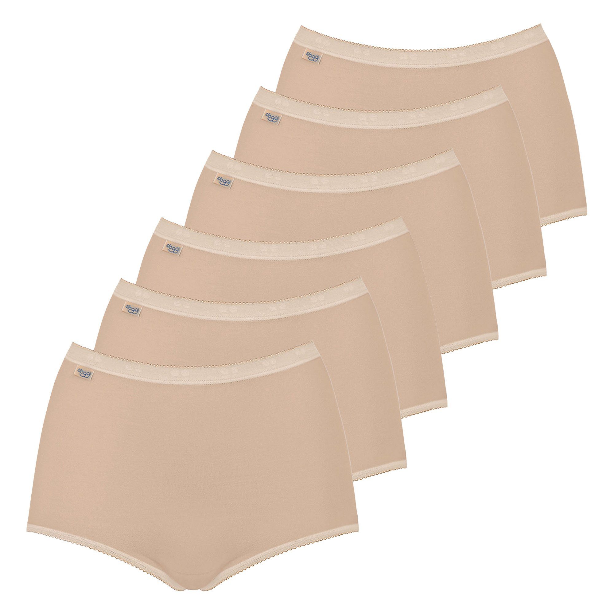 Slip Damen Slip 6er Pack Baumwolle