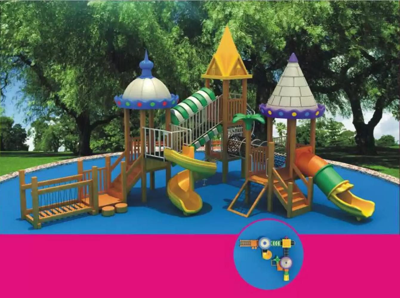 Xlmoebel Spielturm Kletterturm mit Labyrinth und Rutsche für aktiven Spielspaß, Hergestellt in Europa