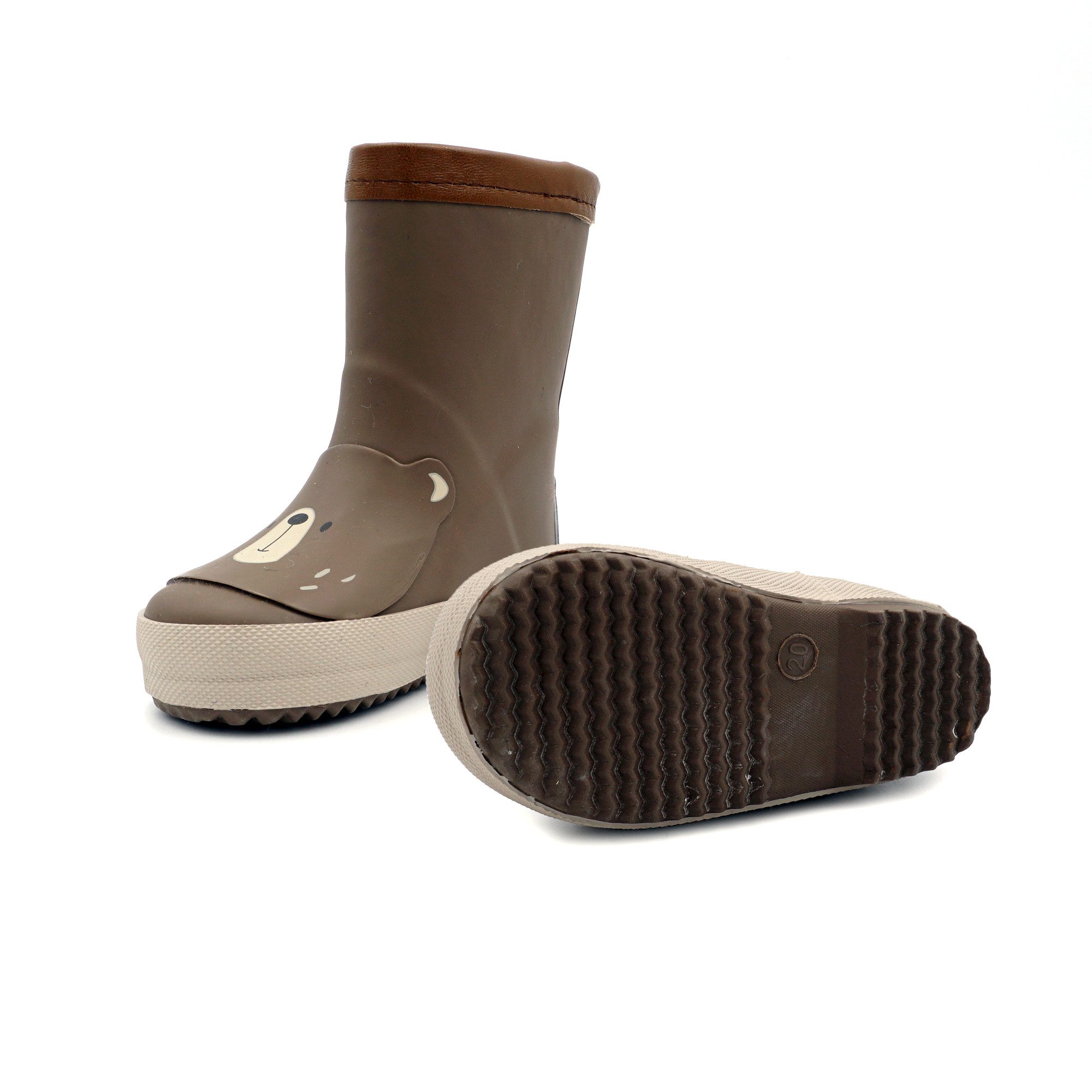 MAXIMO Gummistiefel (1-tlg., 1 Paar) gefüttert, Profilsohle, reflektierende Details, wasserdicht, mit Patch