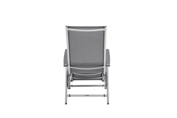 KETTLER Gartensessel Kettler Cirrus Silver-Line Relaxsessel Aluminium/Outdoorgewebe (2)