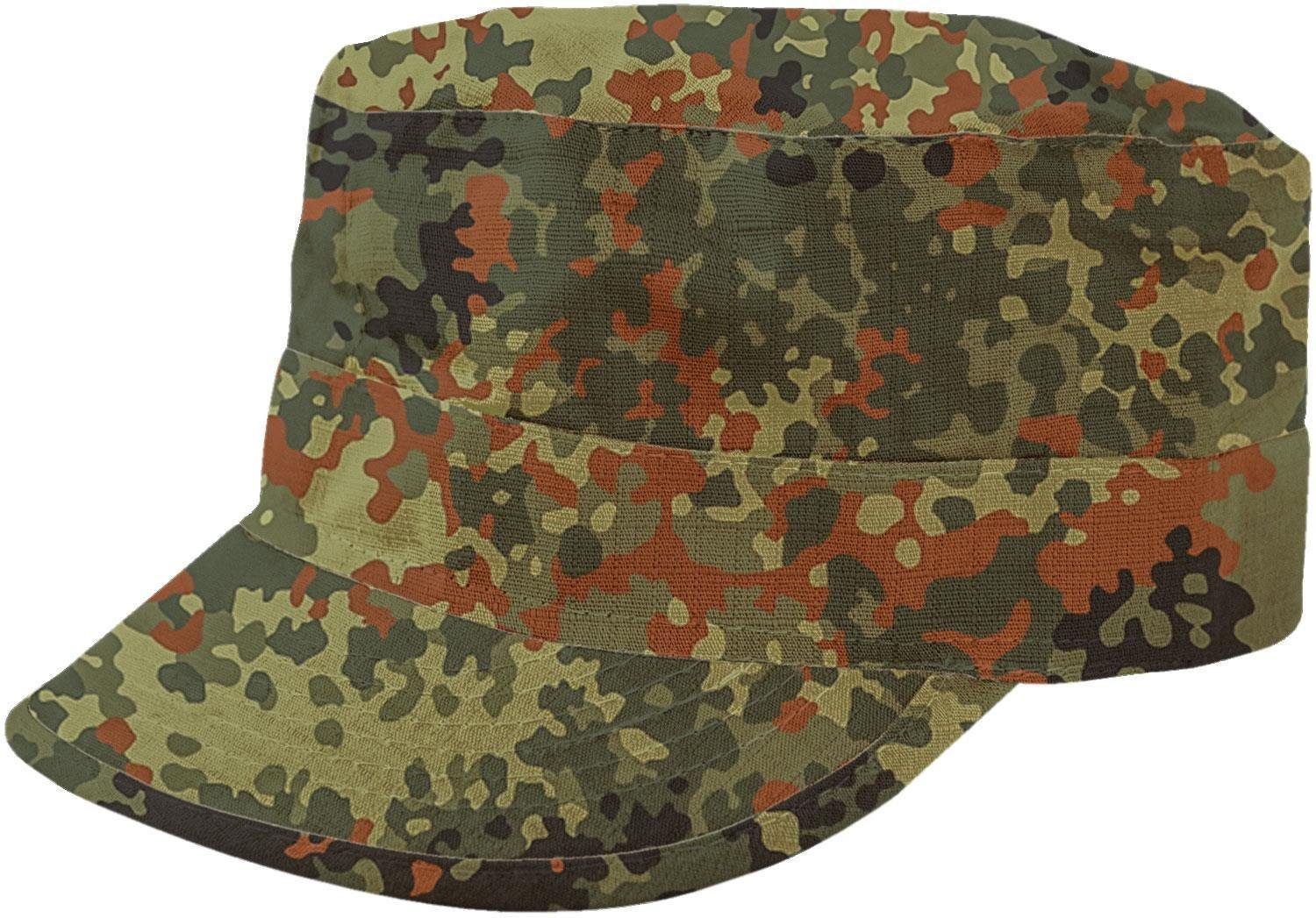 Army Army Ripstop Cap Cap Sommercap Outdoormütze Feldmütze BDU Schildmütze normani Kappe Flecktarn Yankie