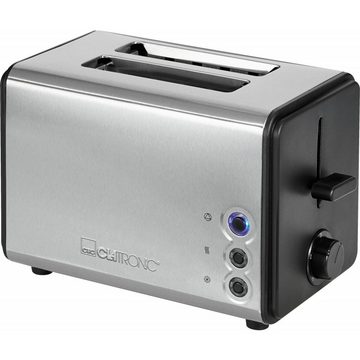 CLATRONIC Toaster TA 3620 - Toaster - silber, 2 Schlitze, für 2 Scheiben