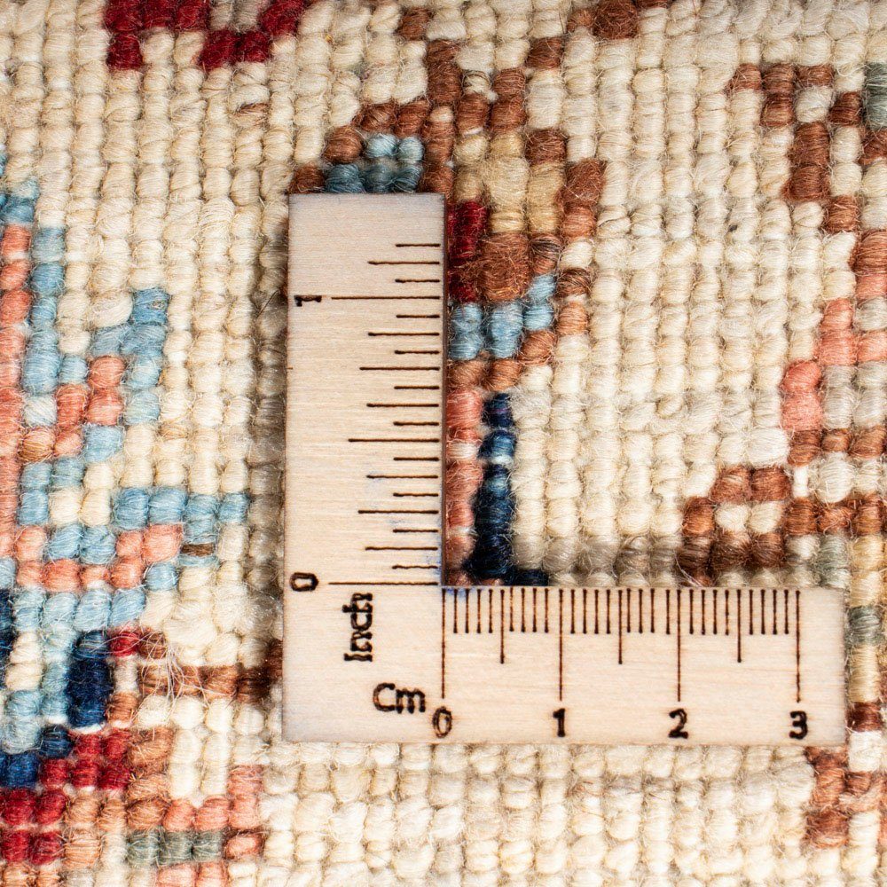 Orientteppich Ziegler Einzelstück Zertifikat mit Handgeknüpft, 105 x Höhe: cm Wohnzimmer, hellblau, mm, - 159 - rechteckig, 6 morgenland