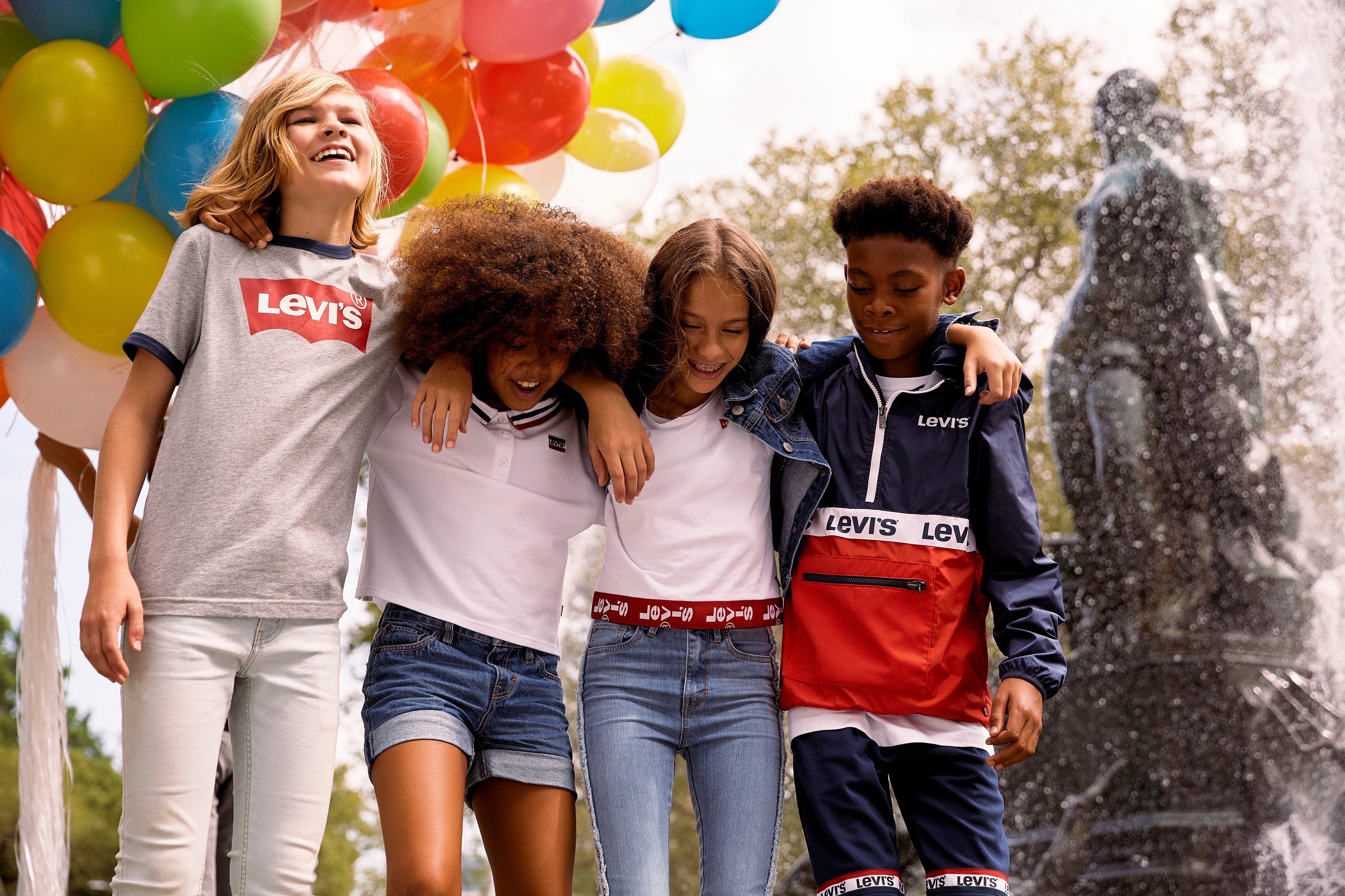 Levi's® Kids T-Shirt LVB BATWING for TEE BOYS hellgrau-meliert