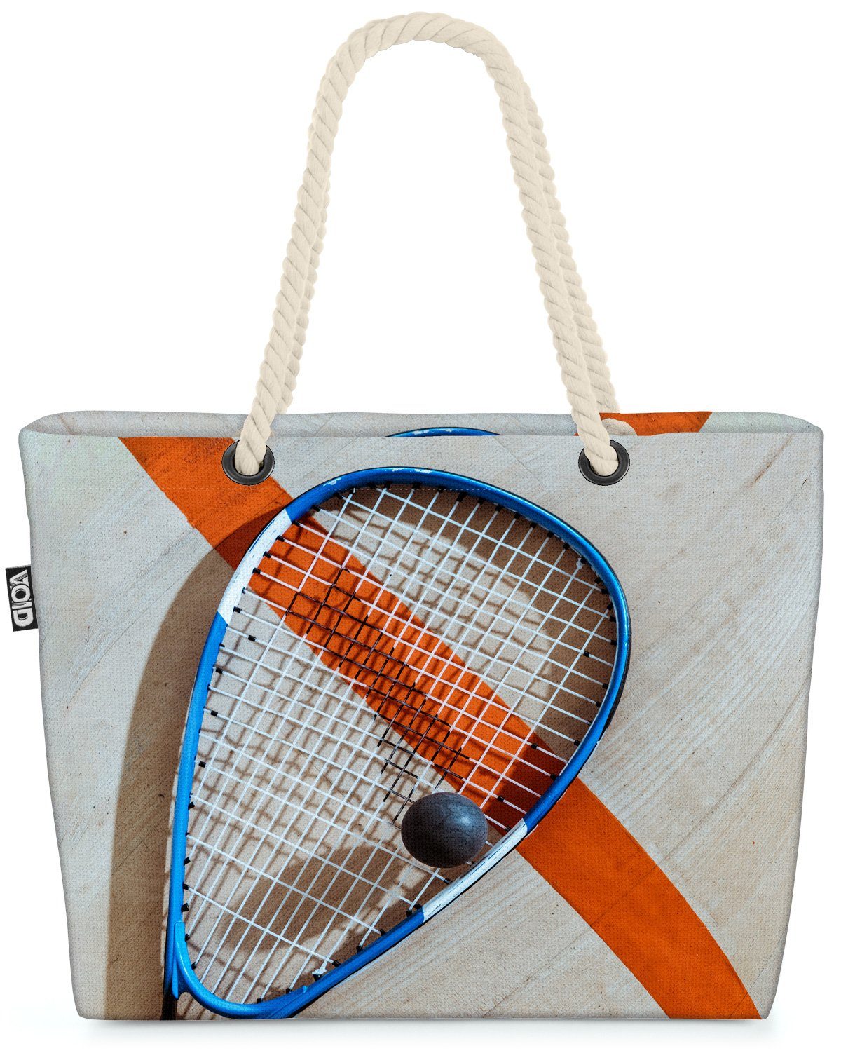 VOID Strandtasche (1-tlg), Squash Schläger Spiel Sport Feld Ball Squashschläger tennis sportart