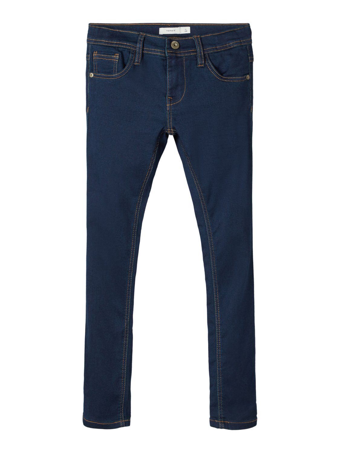 Name Sweat-Denim blueim Regular-fit-Jeans Stetch It Jeans dark regular fit NKMROBIN