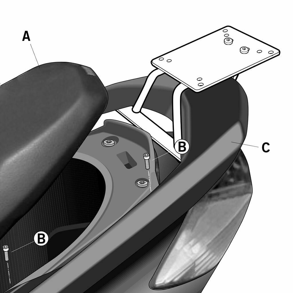 Handgepäck-Topcase Top Master Topcaseträger