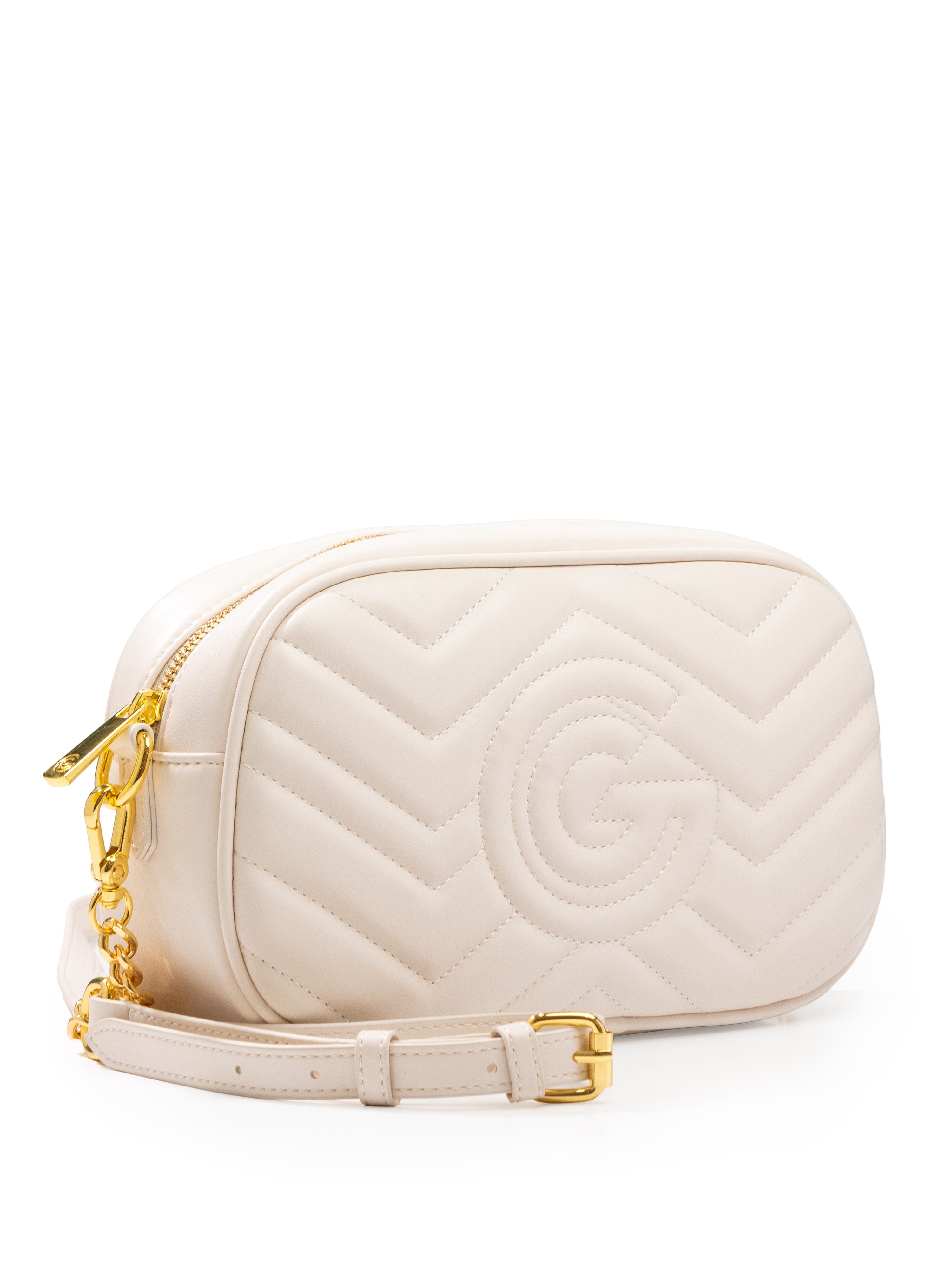 GABRIELLA G By Gabriella Gucci Umhängetasche VALENCIA, Damen Umhängetasche, Handtasche, Schultertasche mit Logoverzierung