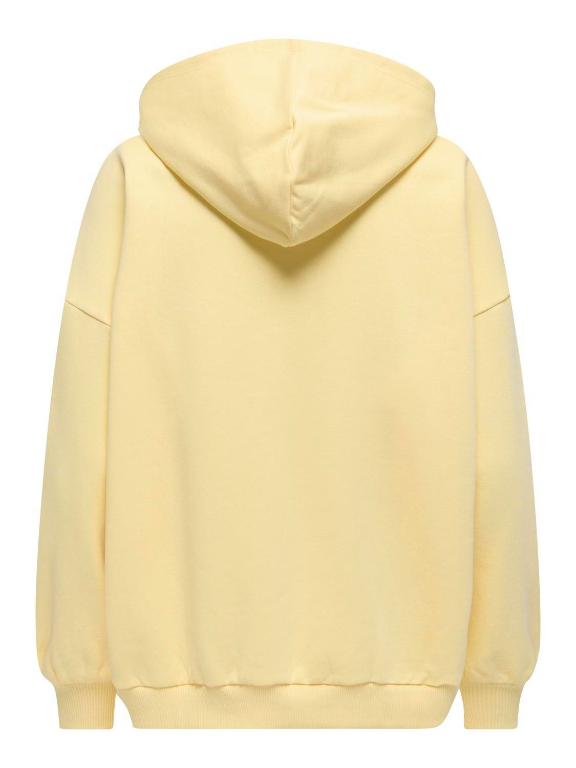 ONLY Sweatshirt ONLELO L/S PRINT HOOD BOX SWT Baumwollmischung, regular fit