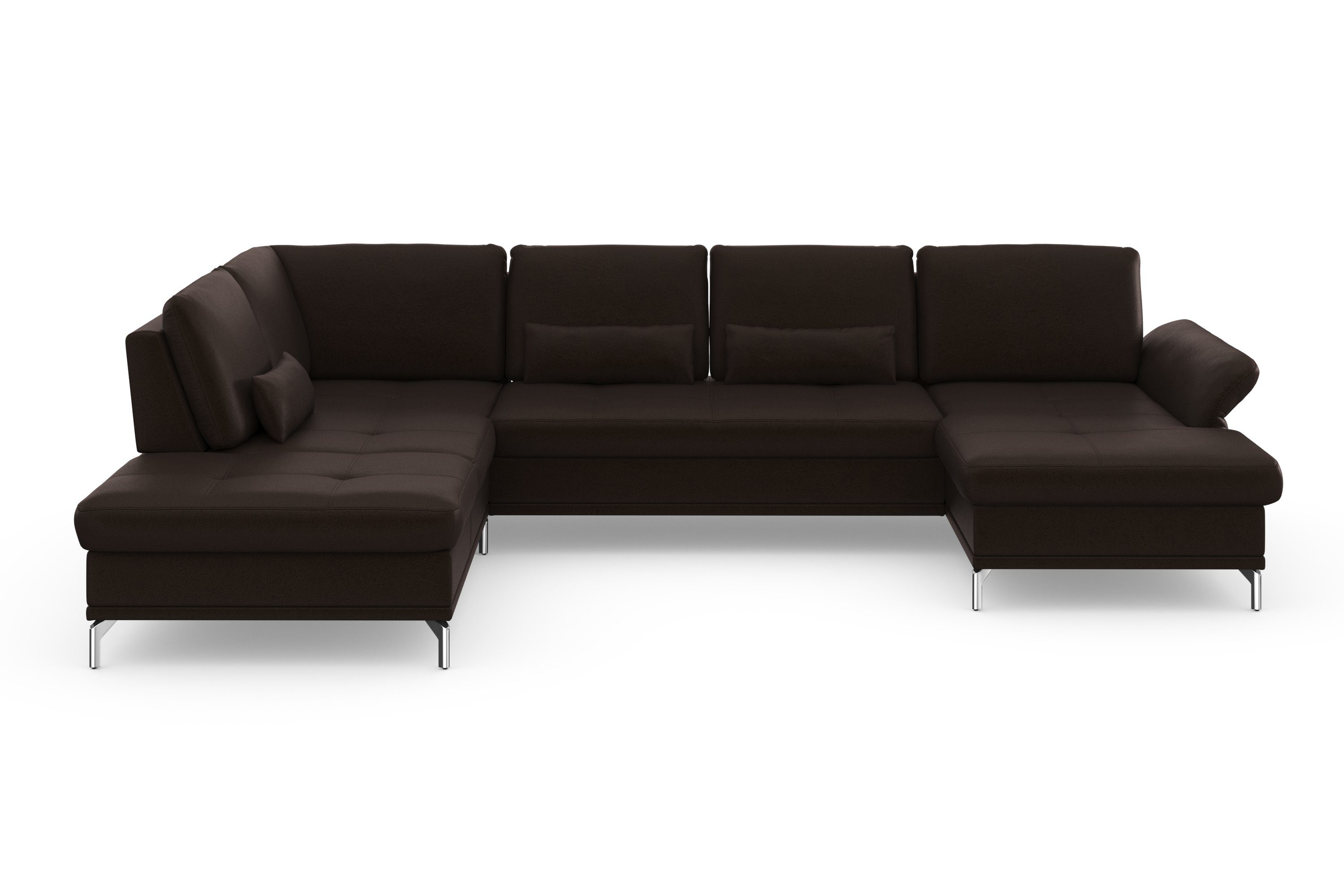 INOSIGN Wohnlandschaft "Palm Beach U-Form" Federkern, mit Sitztiefenverstel günstig online kaufen