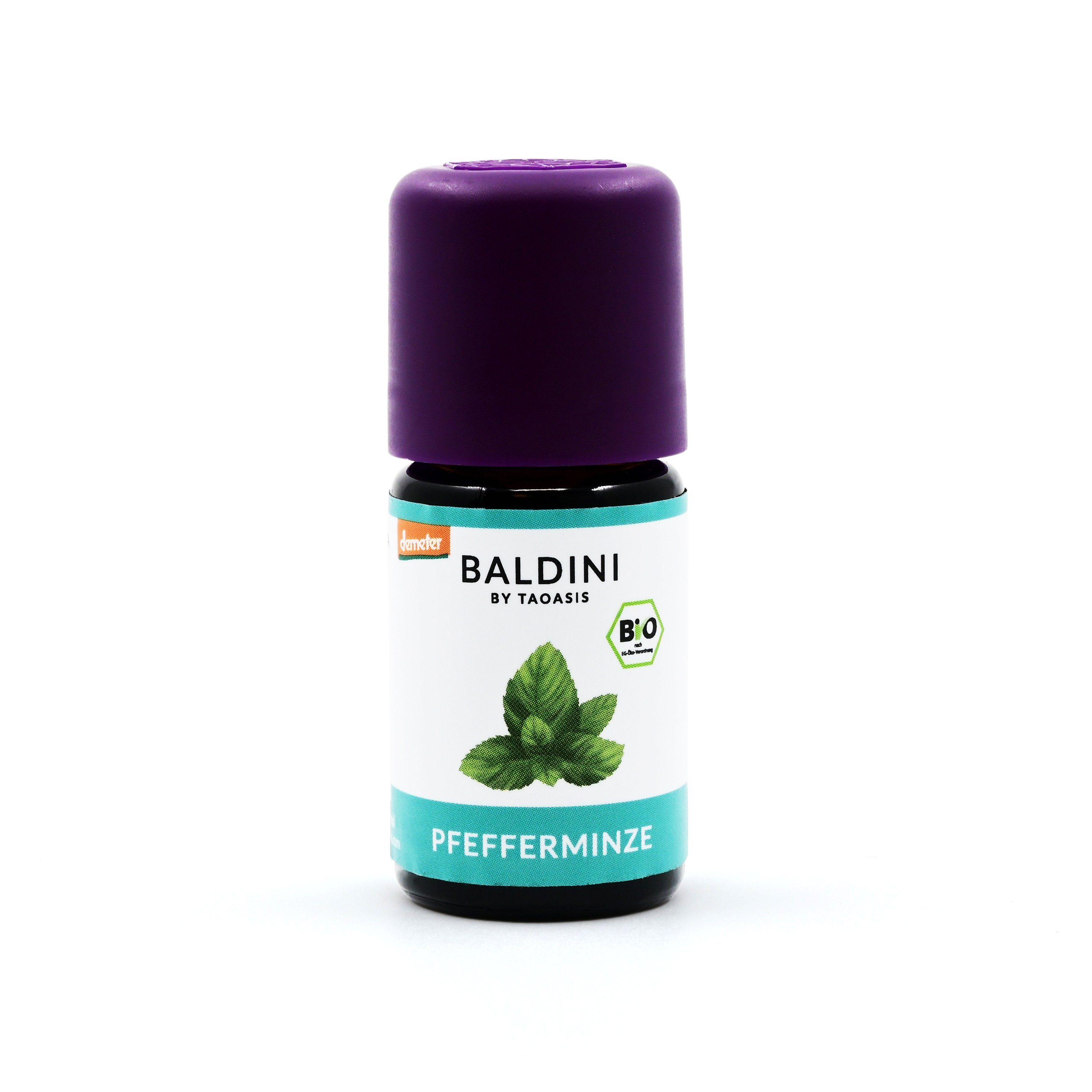 TAOASIS GmbH Natur Duft Manufaktur Körperöl PFEFFERMINZE Bioaroma Baldini ätherisches Öl, 5 ml