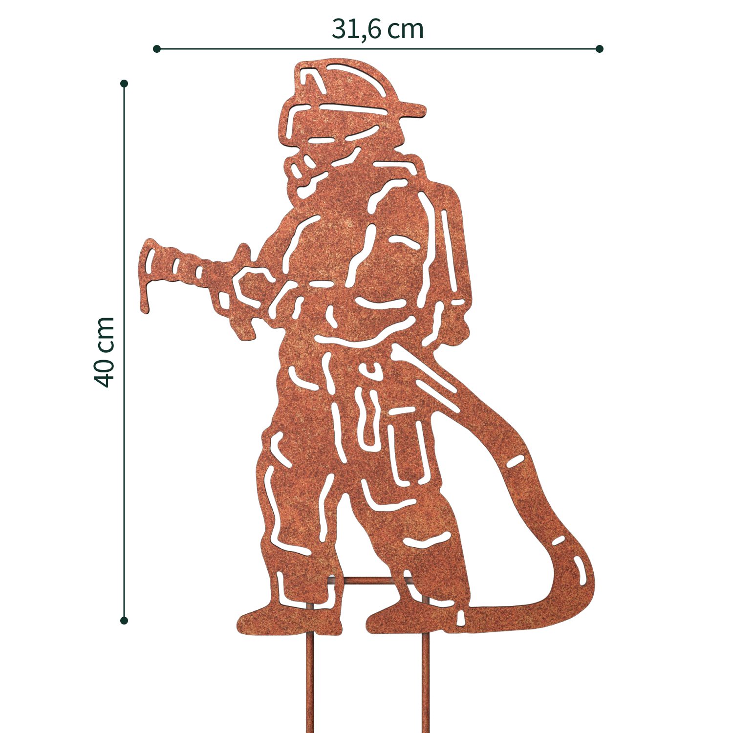 VERDOBA Gartenfigur Gartenstecker in Rost & günstig online kaufen