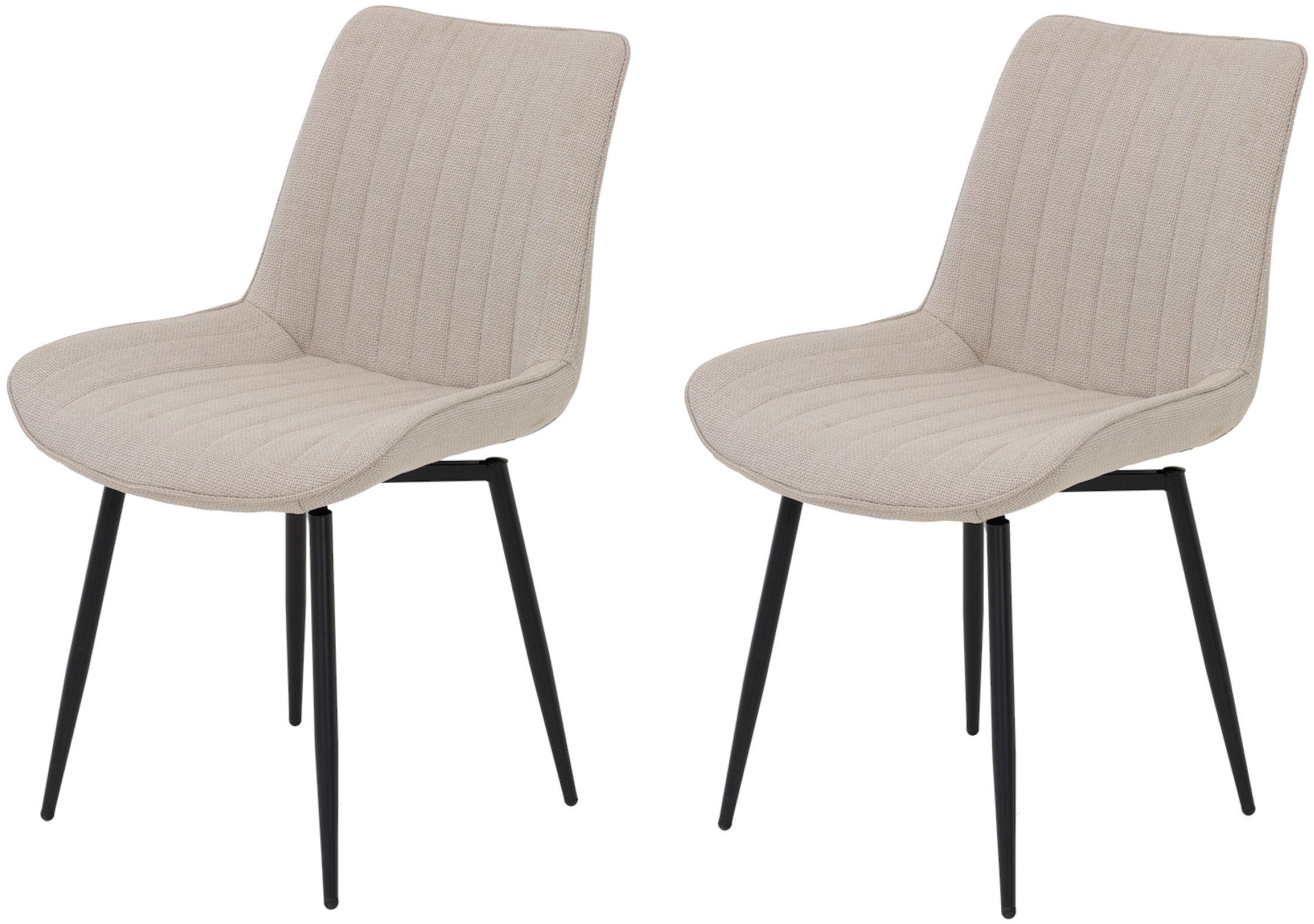 HELA Drehstuhl Vierfußstuhl BERGEN (Set, 2 St), Esszimmerstuhl, XL-Sitzbrei günstig online kaufen