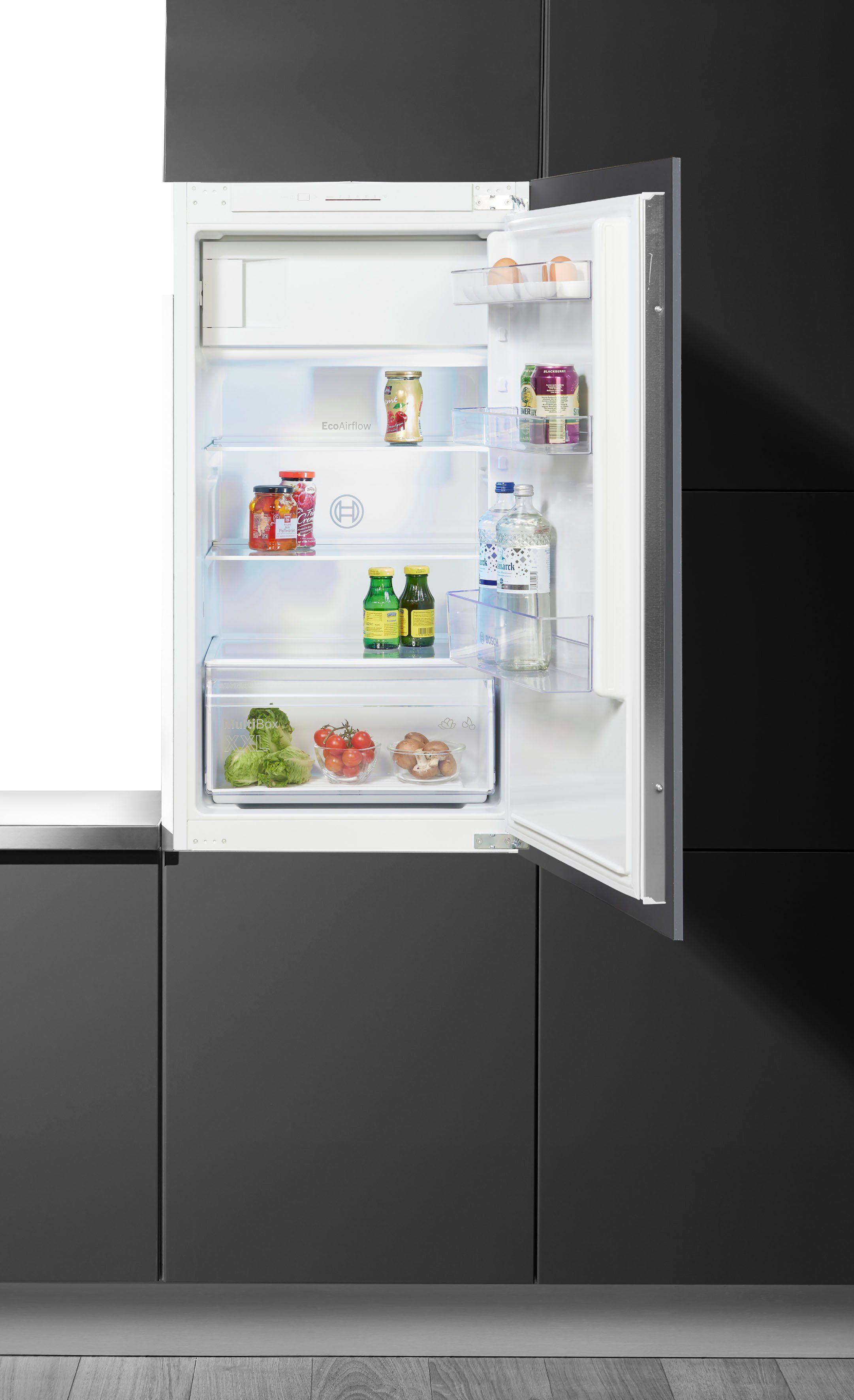BOSCH Einbaukühlschrank Serie 2 KIL32NSE0, 102,1 cm hoch, 54,1 cm breit, Multi Box XXL: extragroße Schublade für Obst und Gemüse
