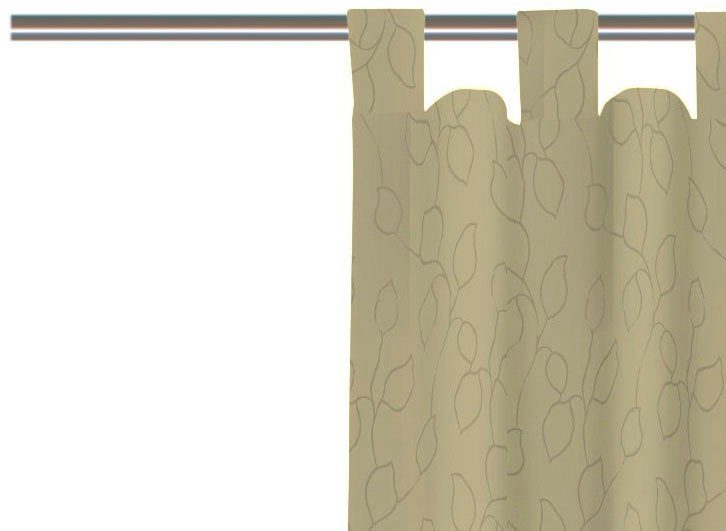 Wirth Vorhang Westport (1 St), Schlaufen, blickdicht, Jacquard
