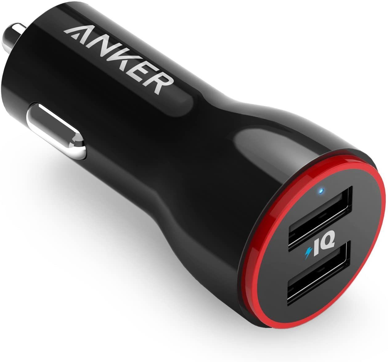 Anker PowerDrive 2 USB-Ladegerät (24W/4.8A 2-Port USB Kfz Ladegerät Power IQ)