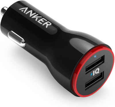 Anker »PowerDrive 2 (24W)« USB-Ladegerät (24W / 4.8A 2-Port USB Kfz Ladegerät Power IQ)