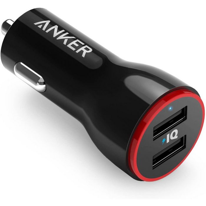 Anker PowerDrive 2 USB-Ladegerät (24W/4.8A 2-Port USB Kfz Ladegerät Power IQ)