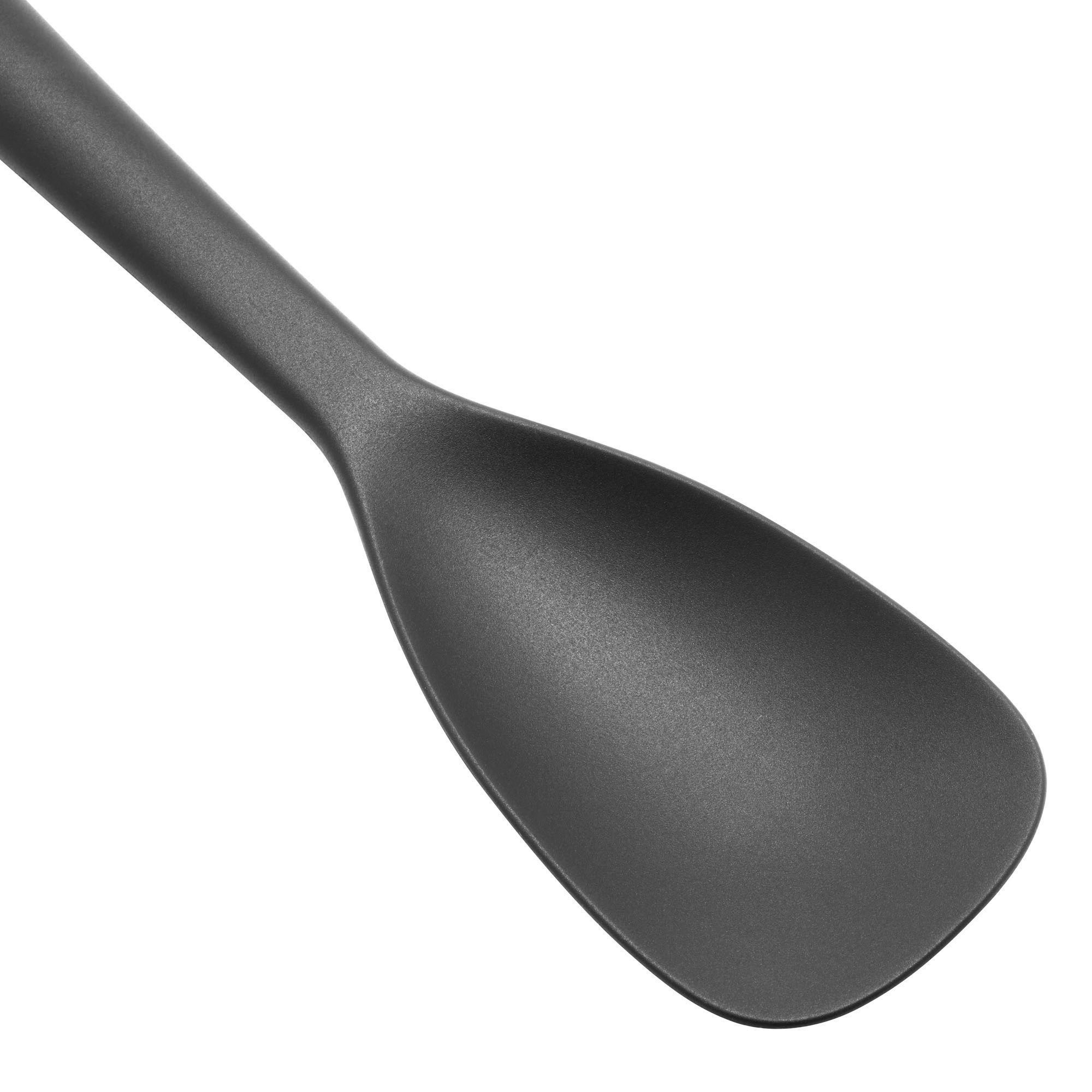 HENCKELS by ZWILLING Servierlöffel Silicone Onyx, Hitzebeständig, Aufhänge-Öse, Spülmaschinengeeignet – Bild 4 von 5