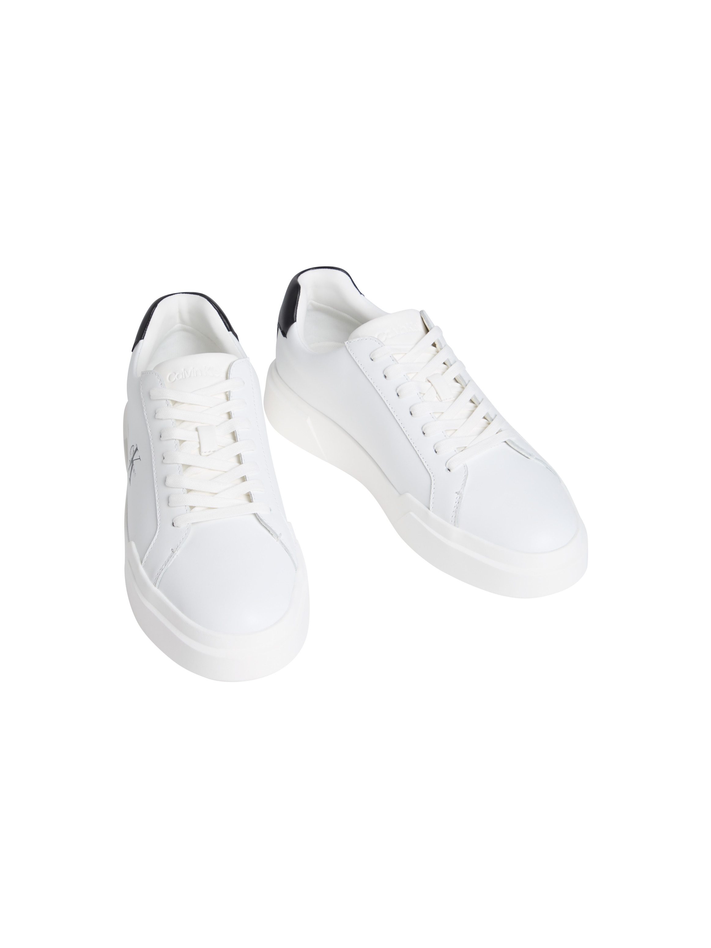 Calvin Klein Jeans CHUNKY CUPSOLE LACEUP LTH Sneaker Freizeitschuh, Halbschuh, Schnürer mit CK-Logoprägung