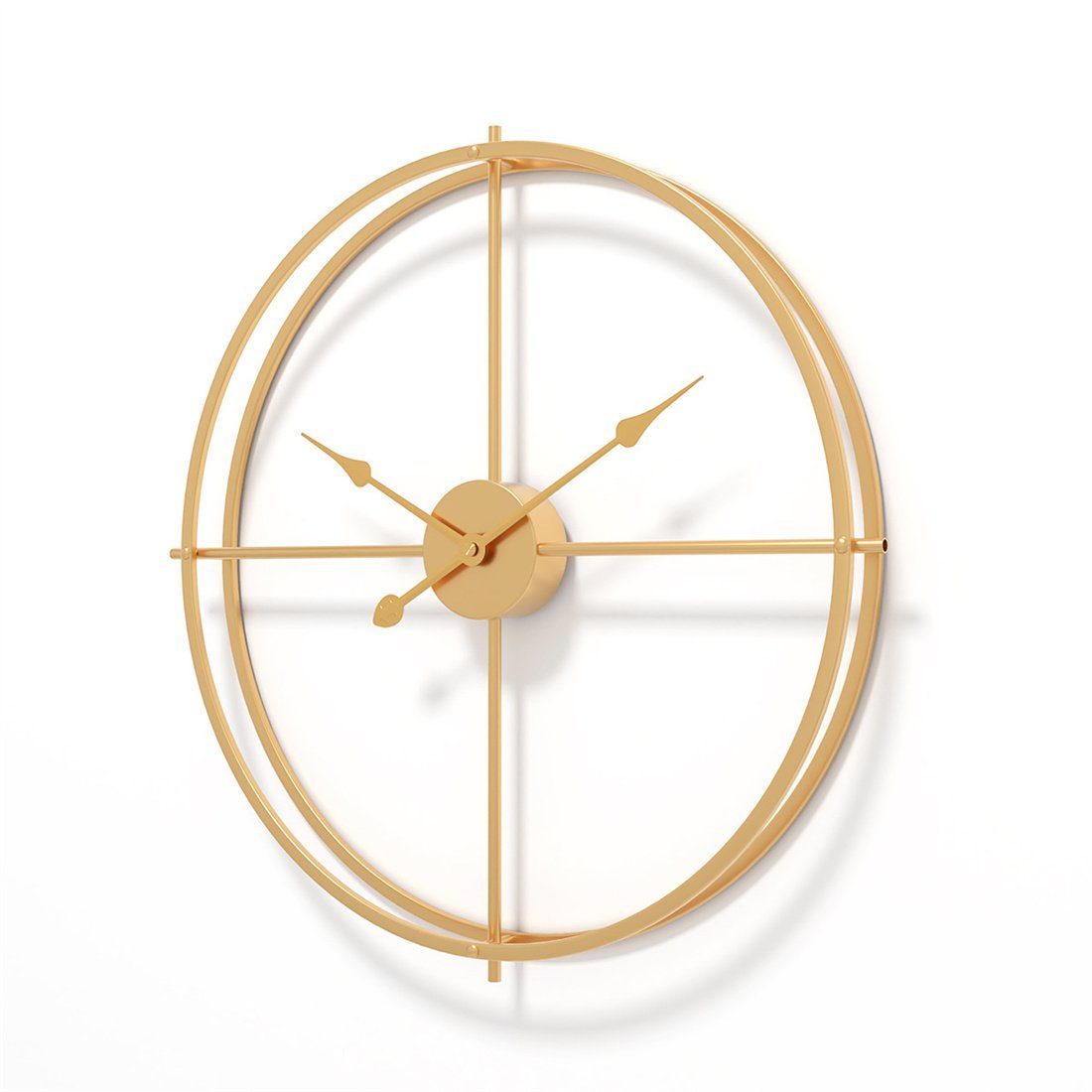 aus Wanduhr aus Metall stille Eisen, Gold kreative DÖRÖY Wanduhr Uhr,Wanduhr Moderne 40cm
