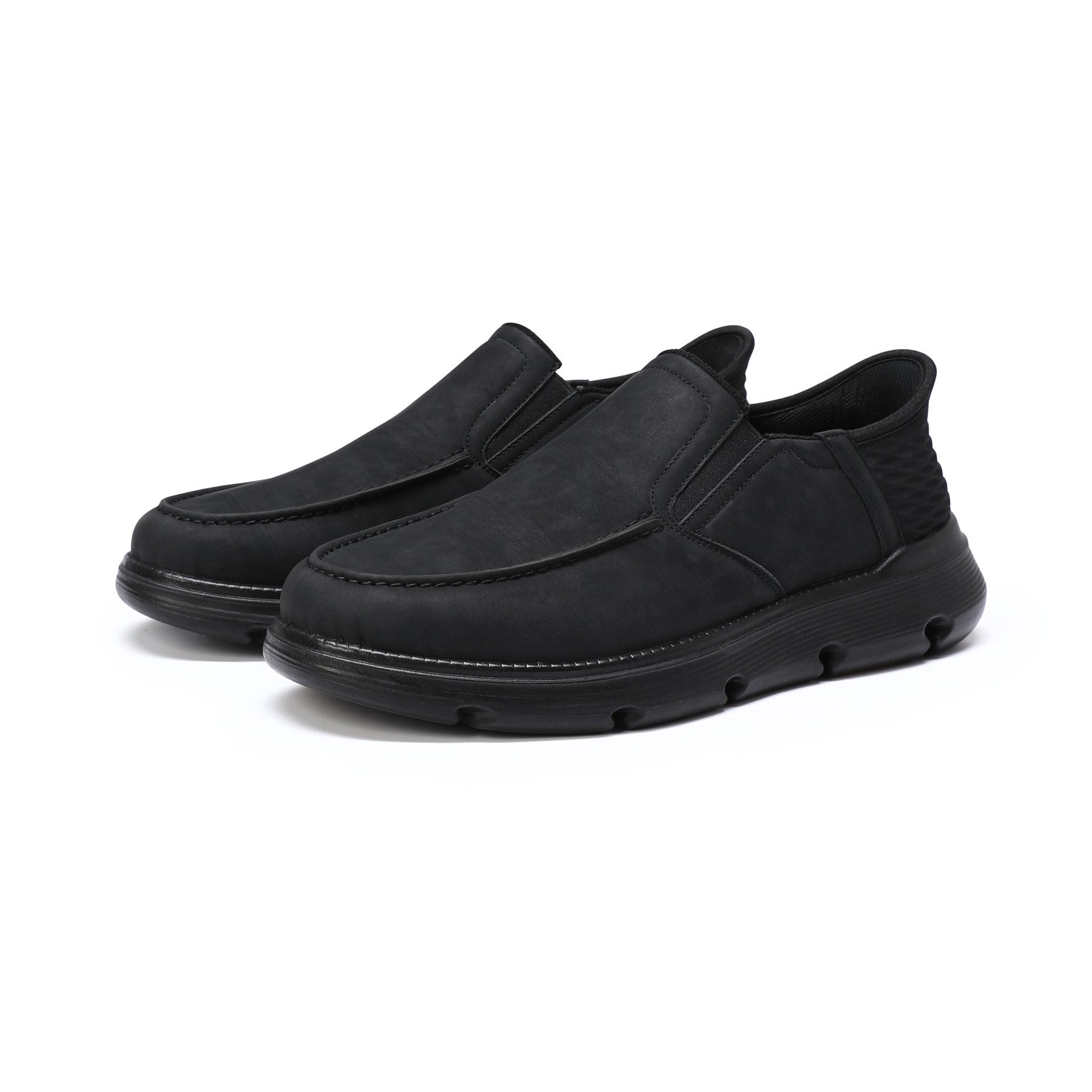 Allthemen Slip-On Sneaker Herren Retro Slip-On Sneaker mit Dämpfung Freizeitschuhe