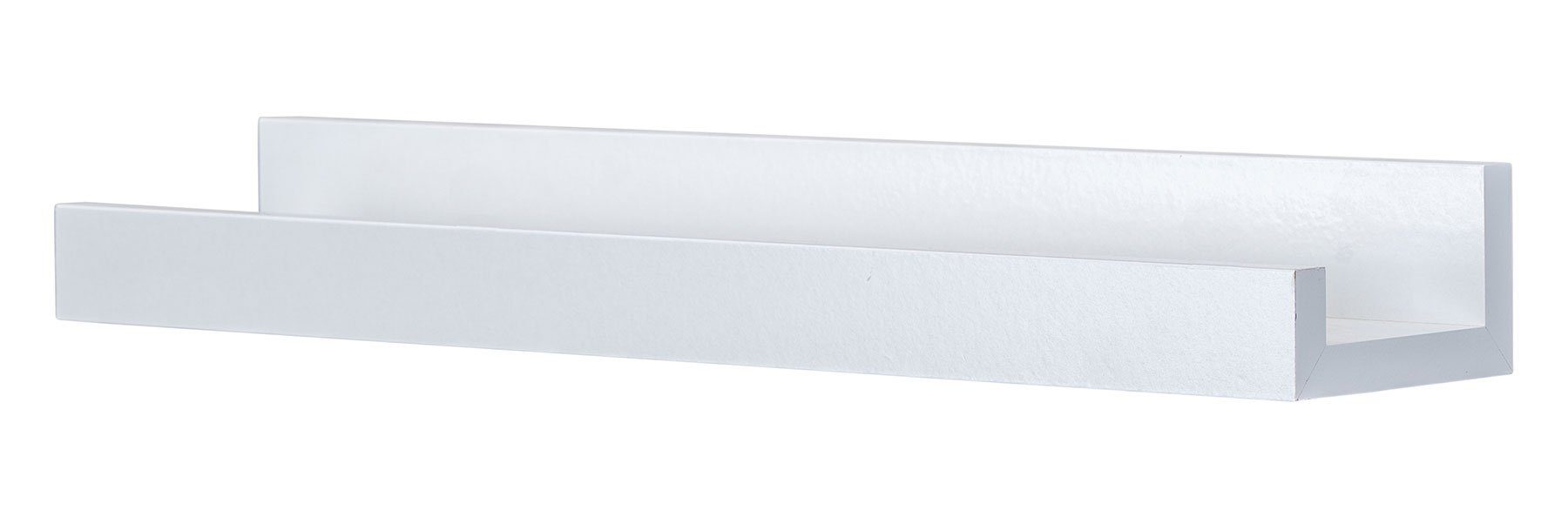 Levandeo® Bilderleiste, Bilderleiste L40cm Weiß MDF Holz Wandregal Kurz Wan günstig online kaufen