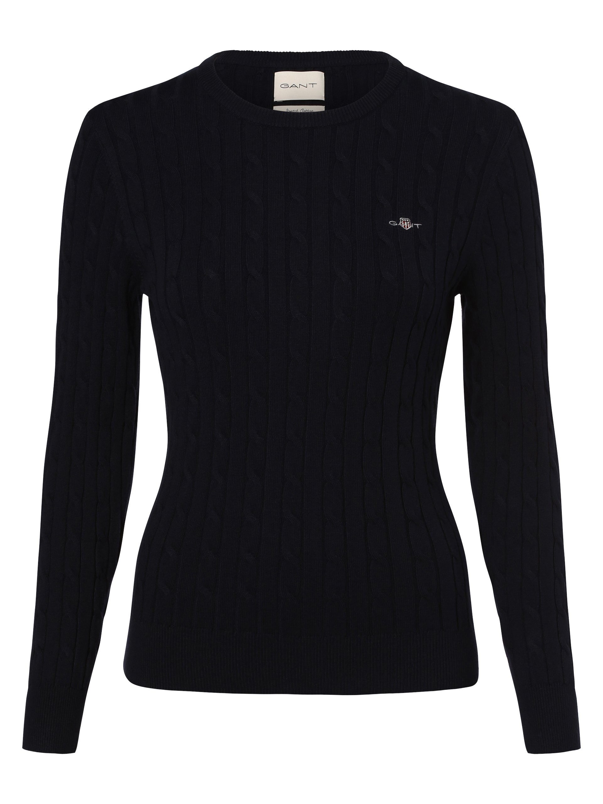 Gant Strickpullover STRETCH COTTON CABLE C-NECK günstig online kaufen