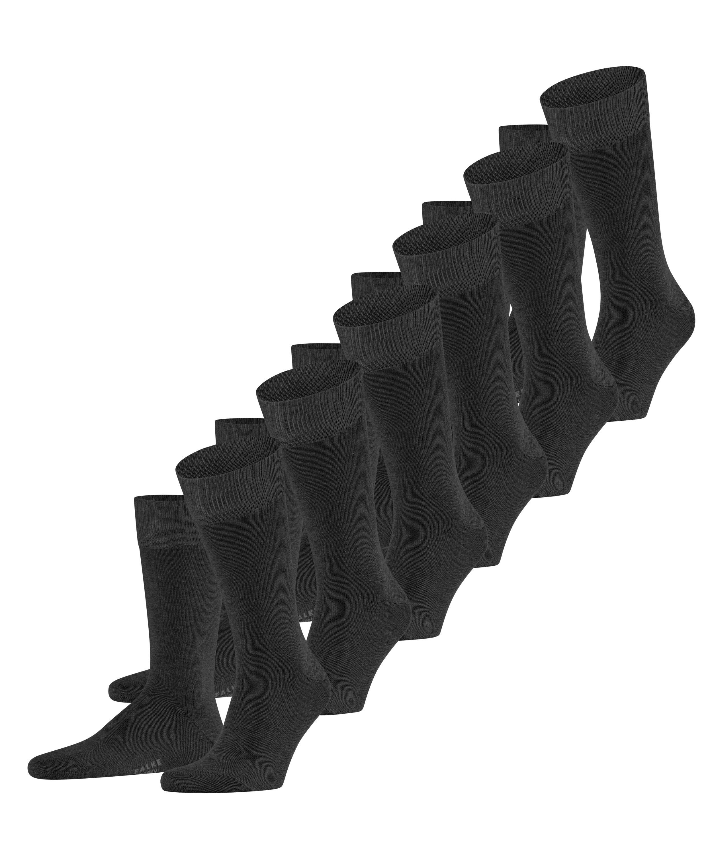 FALKE anthra.mel (6-Paar) (3080) Happy 6-Pack Socken