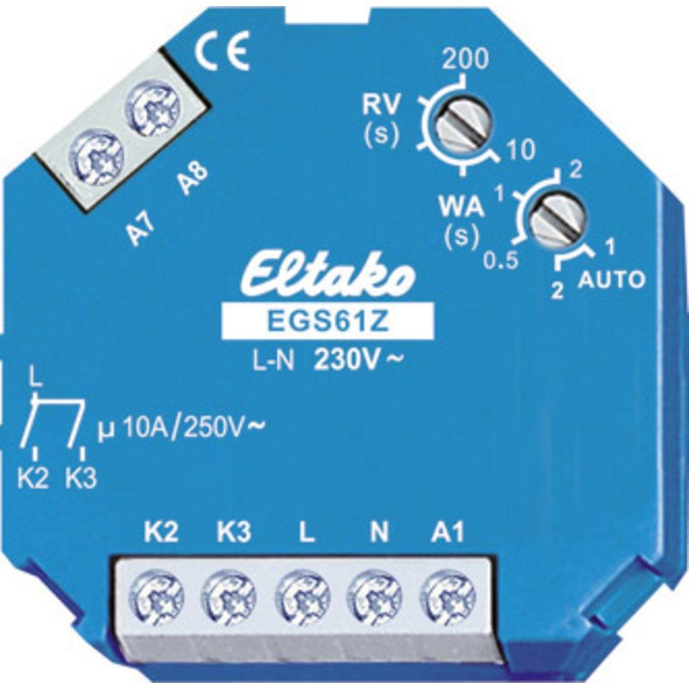 Eltako Stromstoßschalter Stromstoß-Schalter Unterputz Eltako EGS61Z-230V 2 Schließer 230 V 16 A, (EGS61Z-230V)