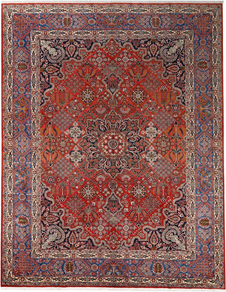 Orientteppich Isfahan 319x409 Handgeknüpfter Orientteppich / Perserteppich, Nain Trading, rechteckig, Höhe: 8 mm