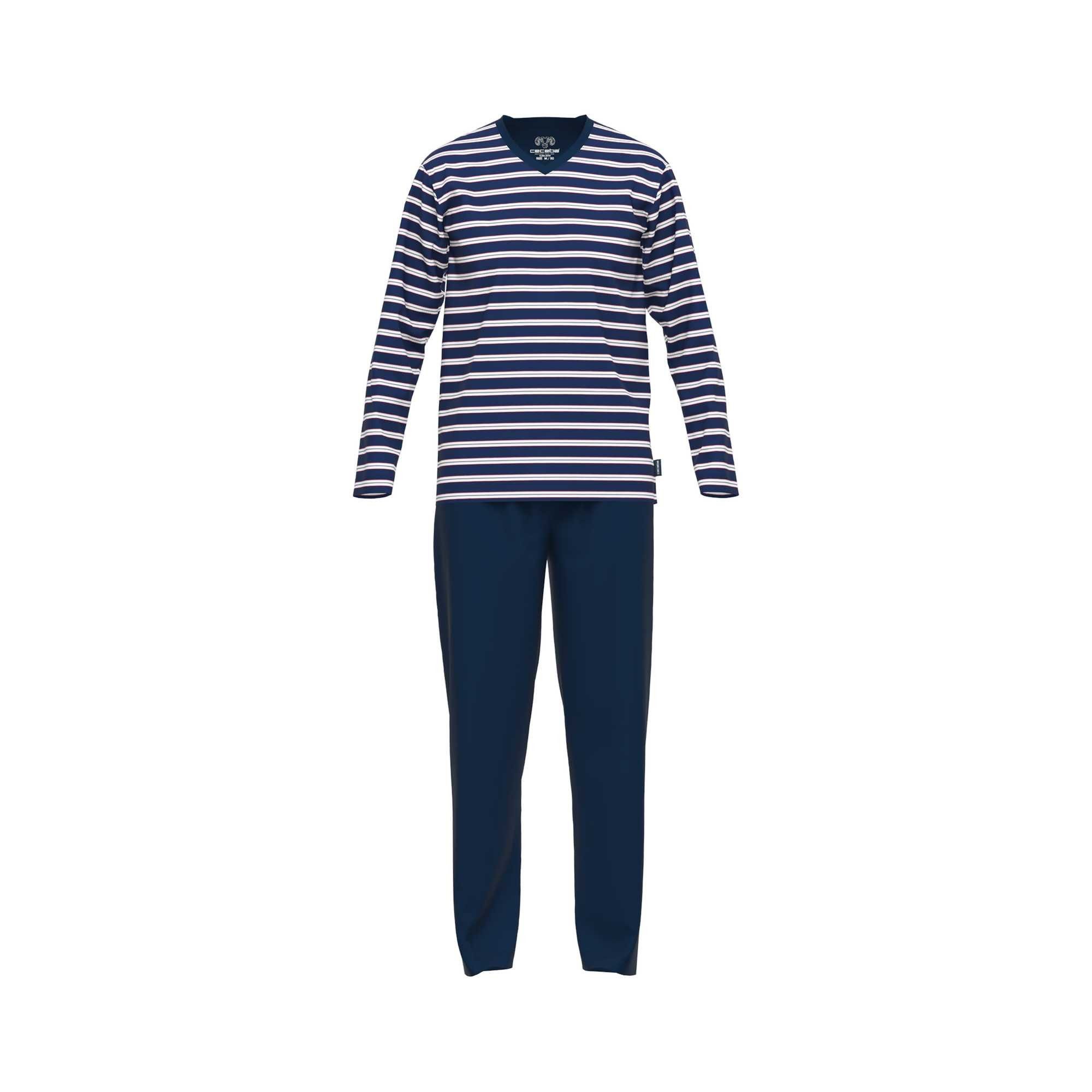 Pyjama Herren Pyjama Baumwolle