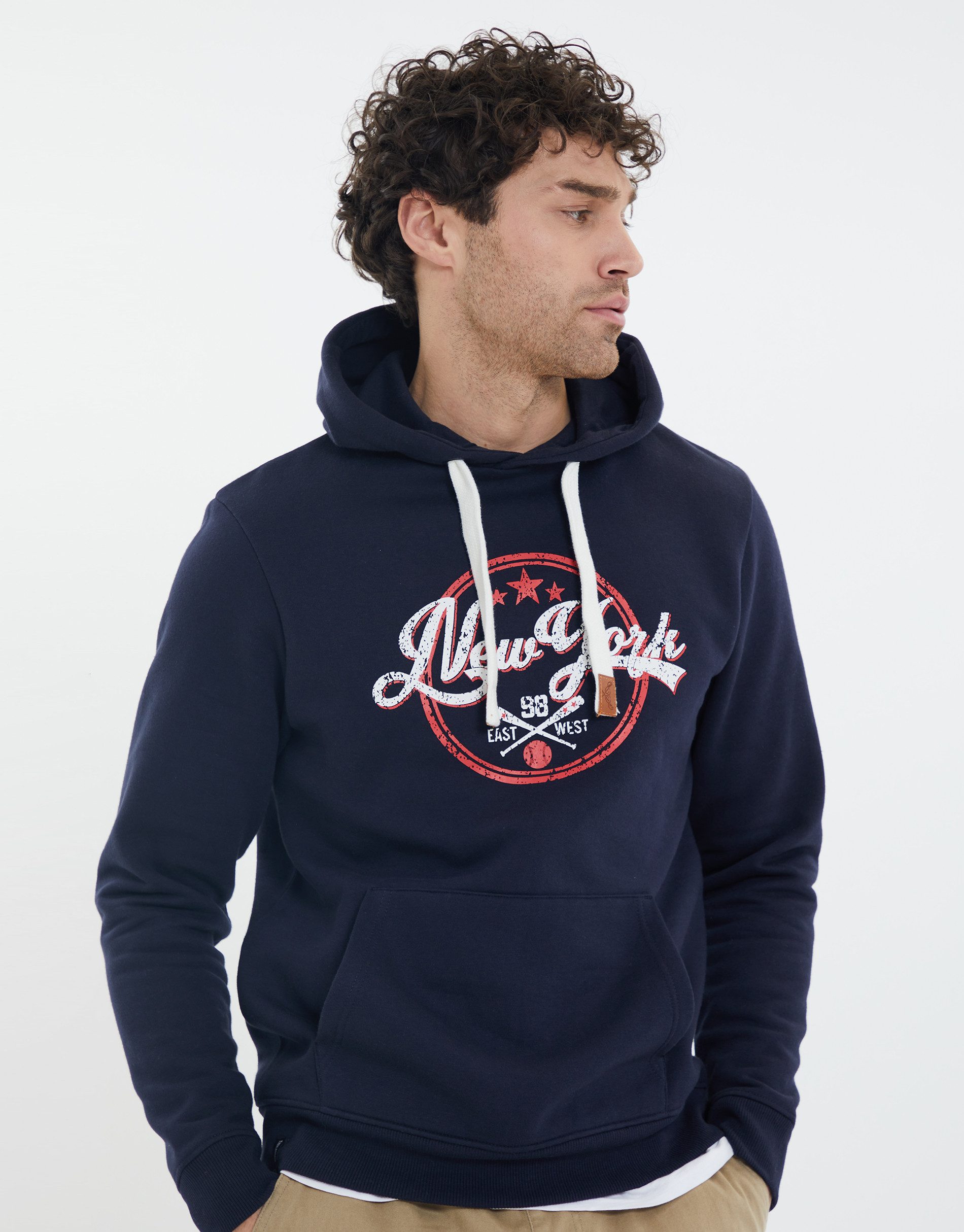 Kapuzensweatshirt THB Fleece Hoody Berry