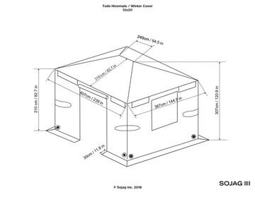 Sojag Pavillon-Schutzhülle, für Pavillon 12x20