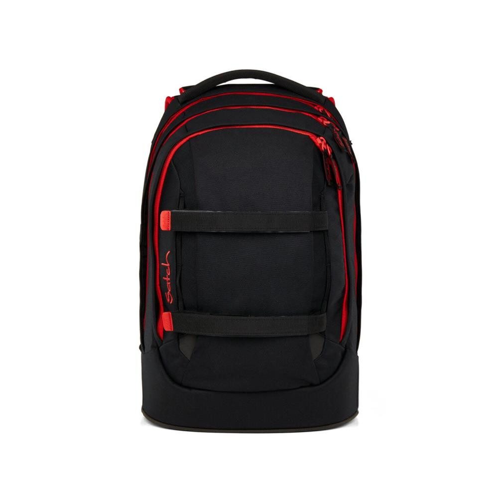 Satch Schulrucksack Pack (4tlg., inkl. Schlamperbox, Regenhülle und Geldbörse)