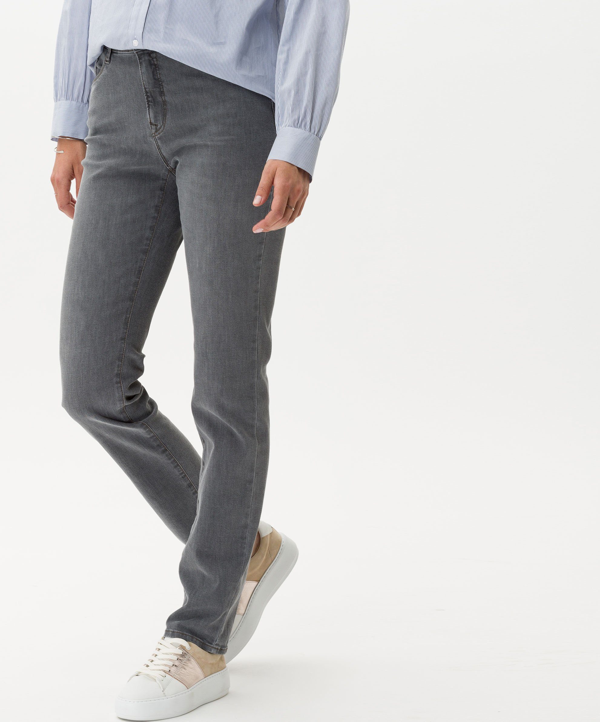 grey Brax used Slim-fit-Jeans Five-Pocket-Jeans