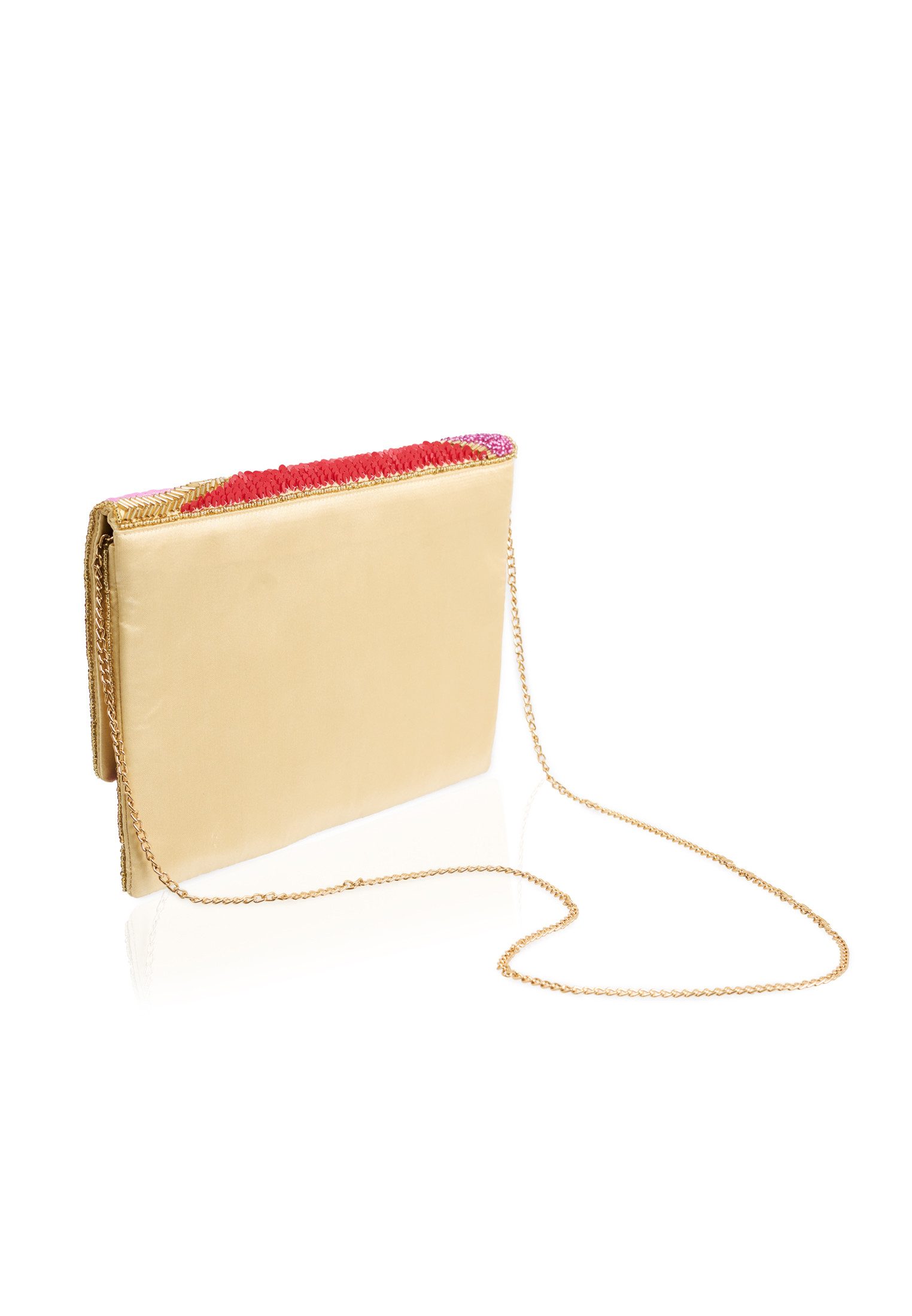 YOEK Abendtasche Damen Tasche mit Kettendetail