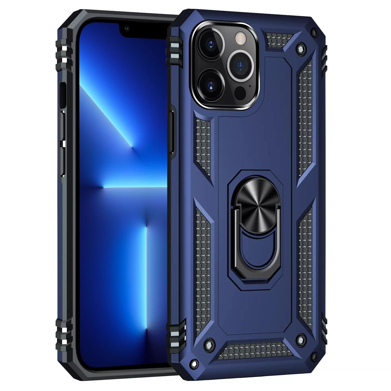 Numerva Handyhülle Schutz Hülle Outdoor Case für Apple iPhone 13, Panzer Hülle Bumper Case Cover