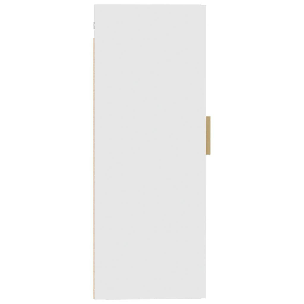 Regal Wandschrank Weiß Holzwerkstoff, 1-tlg. 35x34x90 cm vidaXL