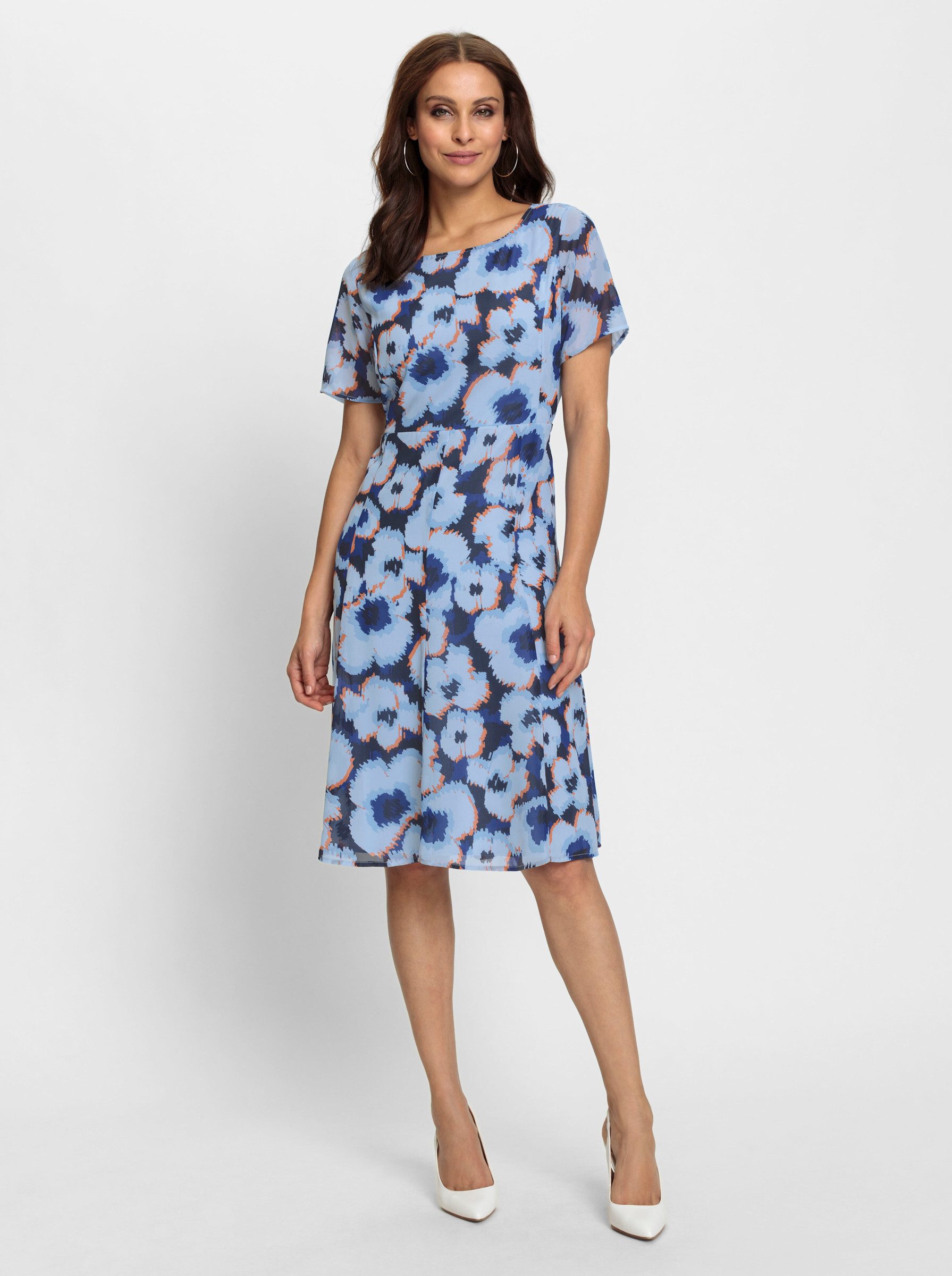 Witt Etuikleid Druck-Kleid Kurzarm günstig online kaufen